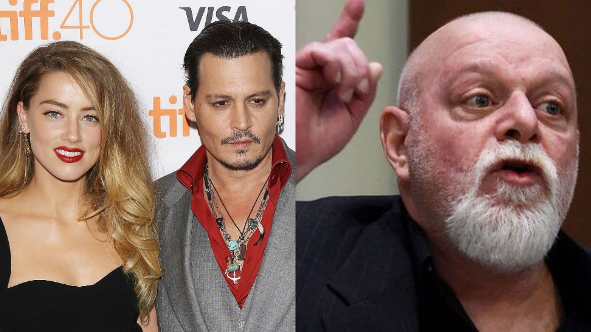 Johnny Depp&#039;s friend Isaac Baruch said he did not see any bruises on Amber Heard after meeting her post the former&#039;s alleged 2016 attack (Image via Michael Tran/Getty Images and YouTube/ Law &amp; Crime Network)