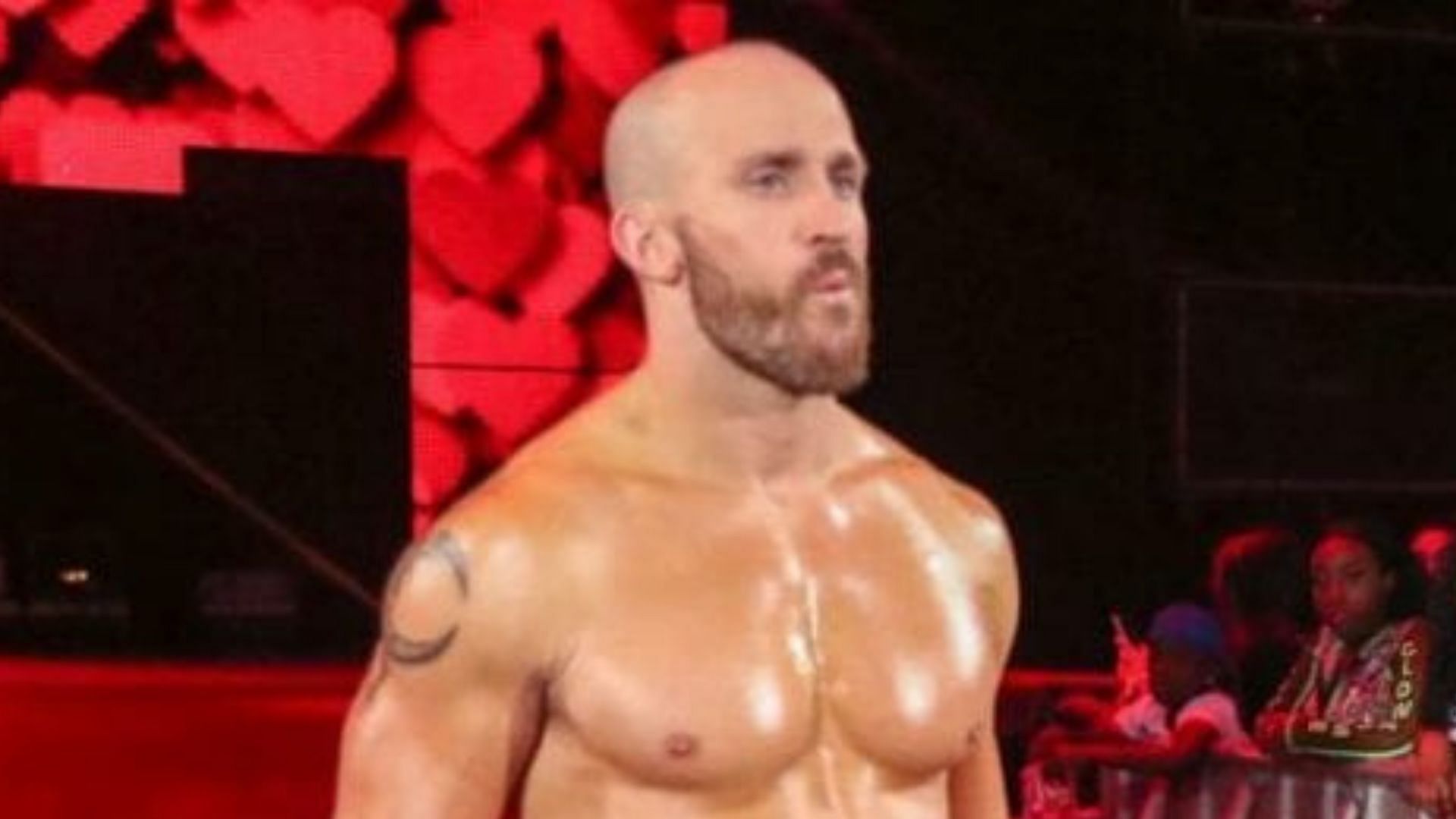 Mike Bennett as &quot;Mike Kanellis&quot; at a WWE event