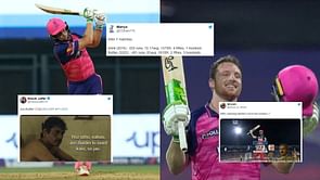 "Record sankat mein hai!" - Fans fear Virat Kohli's record might be broken as Jos Buttler slams 3rd ton in IPL 2022