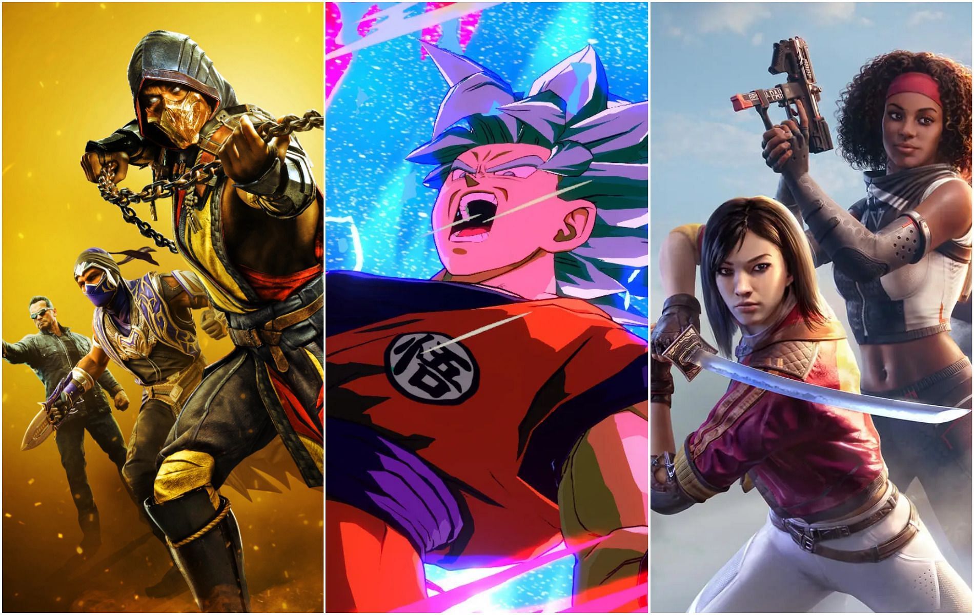Unlike most ports on Switch, these games aim high with performance (Images via NetherRealm Studios/Arc System Works/Hi-Rez Studios)