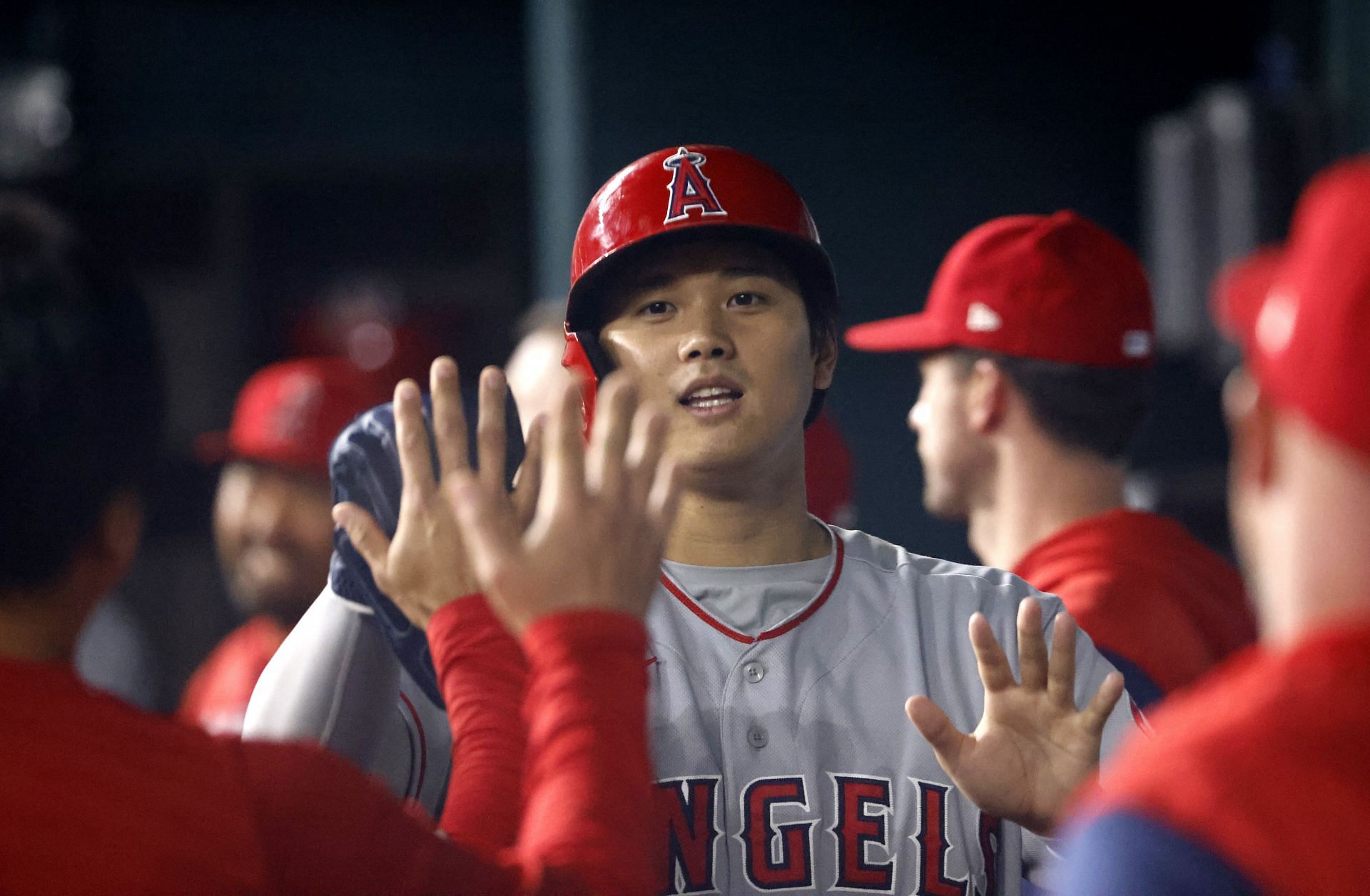 Angels Ohtani had a perfect game through five against the Astros in Houston last night, Wednesday, April 20