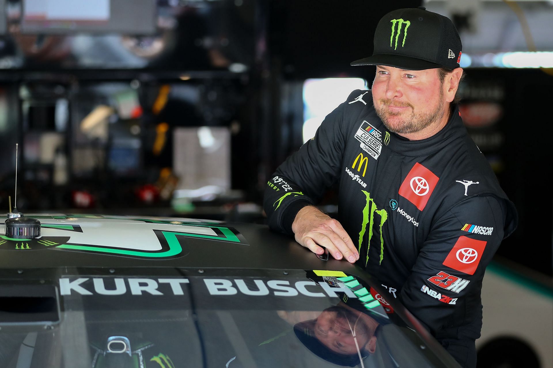 Kurt Busch during practice for the 2022 NASCAR Cup Series Folds of Honor QuikTrip 500 at Atlanta Motor Speedway in Hampton, Georgia. (Photo by Mike Mulholland/Getty Images)