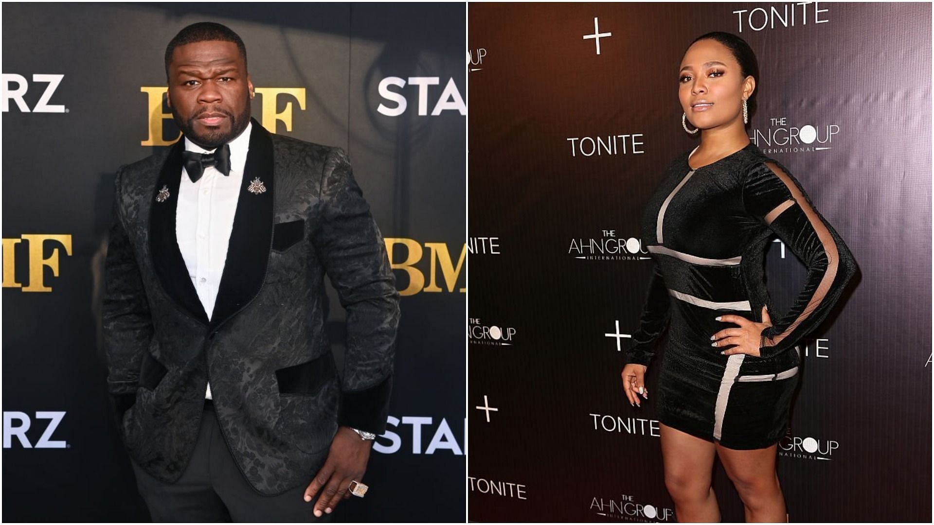 50 Cent&#039;s legal team questioned Teairra Mari for three hours in relation to the debt she owes to the rapper (Images via Prince Williams and Maury Phillips/Getty Images)
