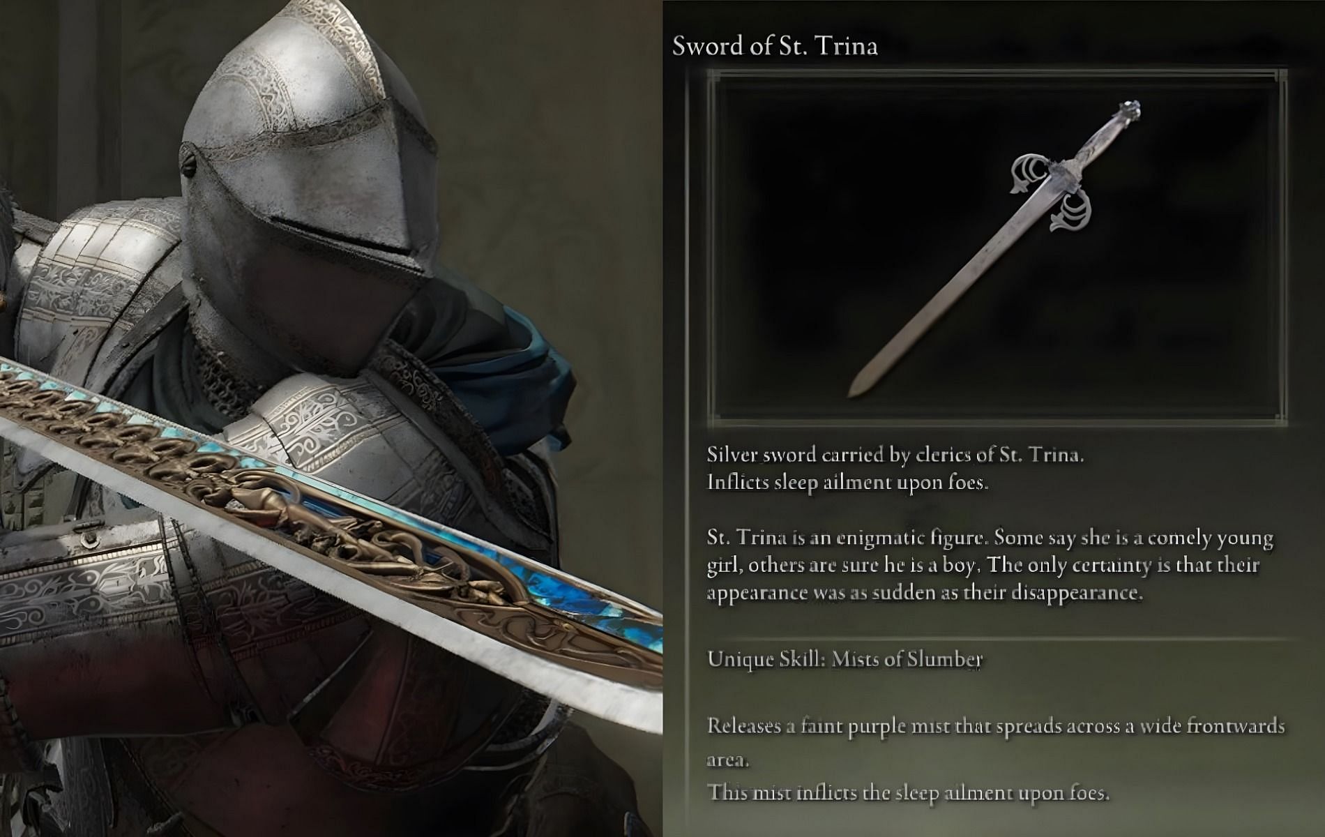 How to obtain the Sword of St. Trina in Elden Ring Trusted Bulletin