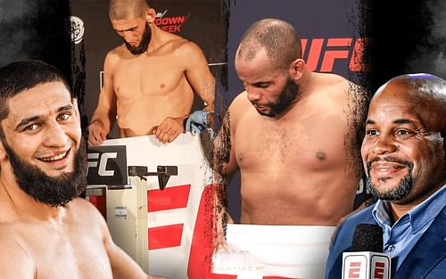 Daniel Cormier lauds Khamzat Chimaev for employing weigh-in tactic [Photo credits: @dc_mma, @Khamzat_chimaev on Instagram & YouTube.com]