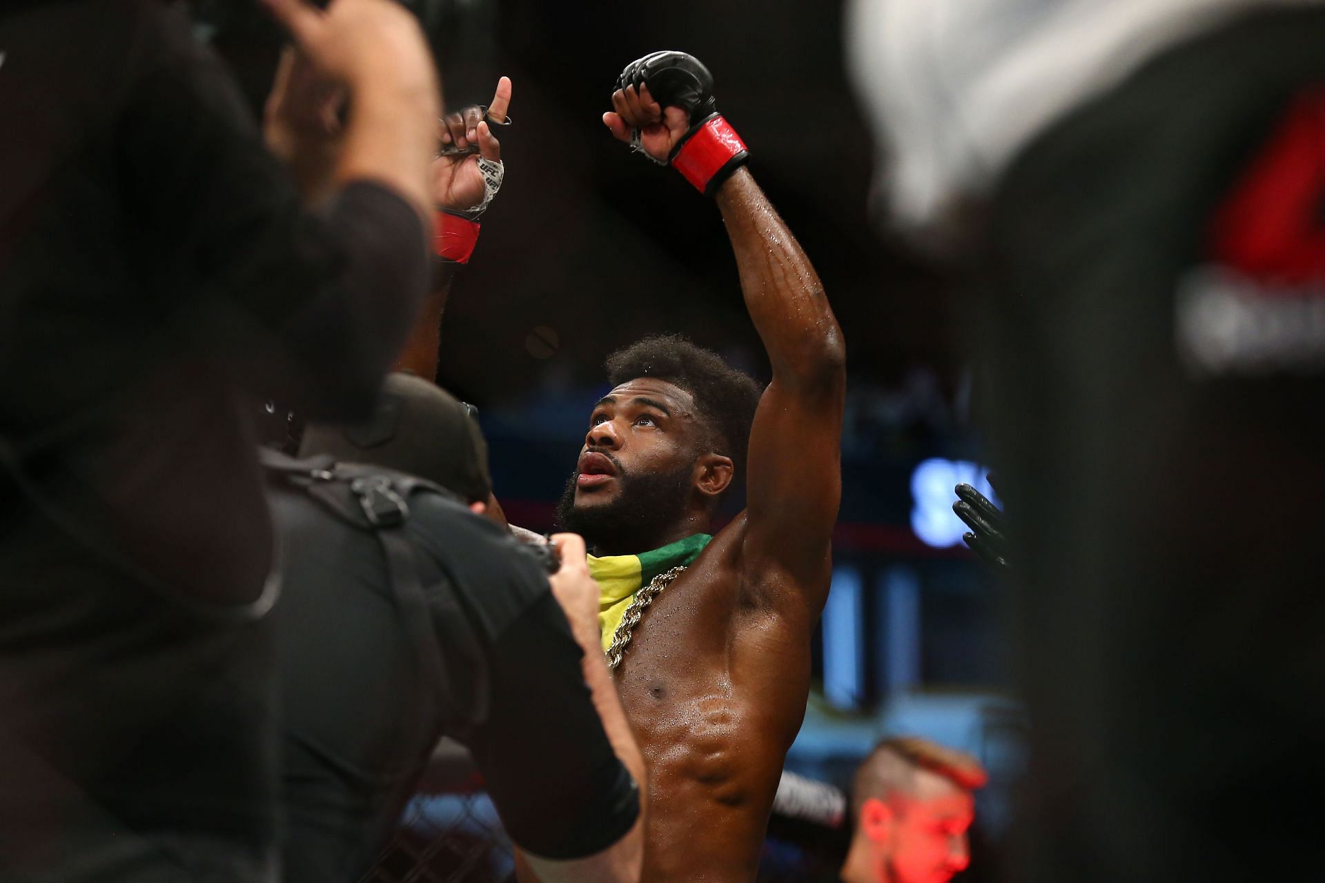 Aljamain Sterling at UFC 238 Cejudo v Moraes (Image via Getty)