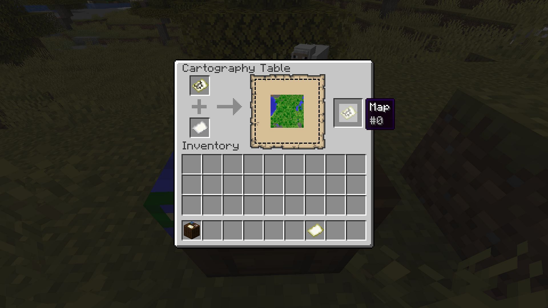 Expanding map (Image via Minecraft)