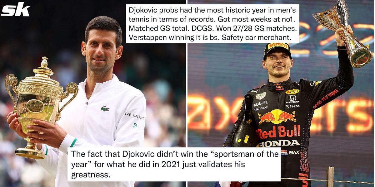Tennis fans on Twitter felt Novak Djokovic was more deserving of the 2022 Laureus Sportsman Award