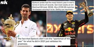 "How are you going to deny the man who won 3 Slams in a row and was 1 away from Calendar Slam"- Tennis fans on Novak Djokovic being denied Laureus Sportsman Award