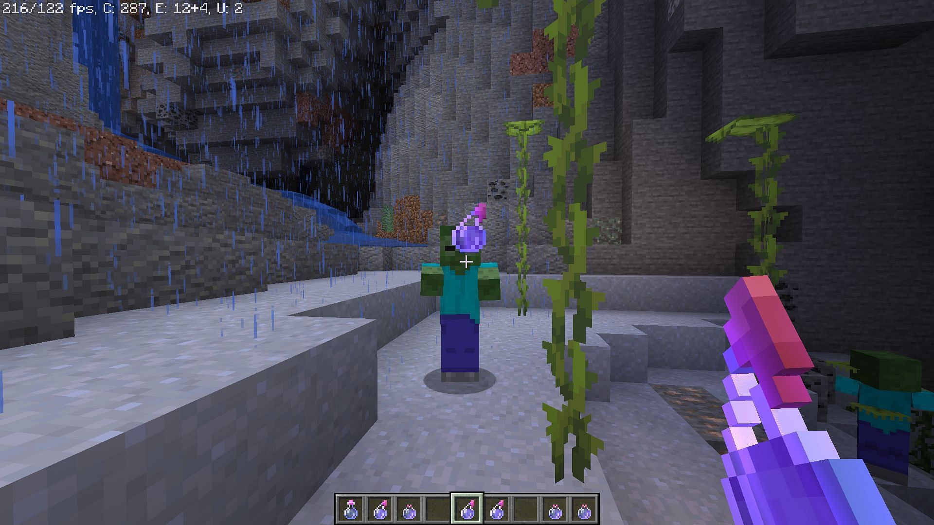 Some mobs are not affected by it (Image via Minecraft)