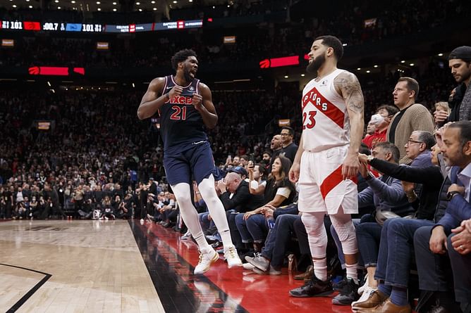 "We’re numb to a lot of things in this society but a 7 foot center just cashed a three to win a playoff game" - NBA world reacts to Joel Embiid's scintillating game-winning buzzer-beater against Raptors