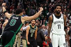 Watch: Kyrie Irving brutally mocks Boston Celtics fans and flips them off after draining a cold jumper