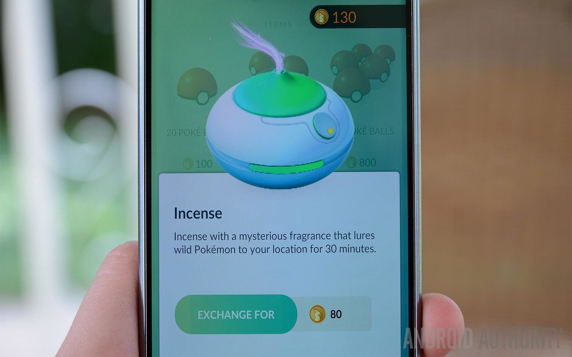 Incense can allow Pokemon to spawn more frequently (Image via Niantic)