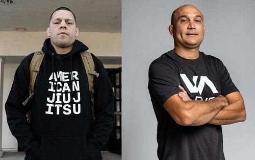 Nate Diaz (left) and B.J. Penn [Image Courtesy: @natediaz209 and @bjpenn on Instagram]