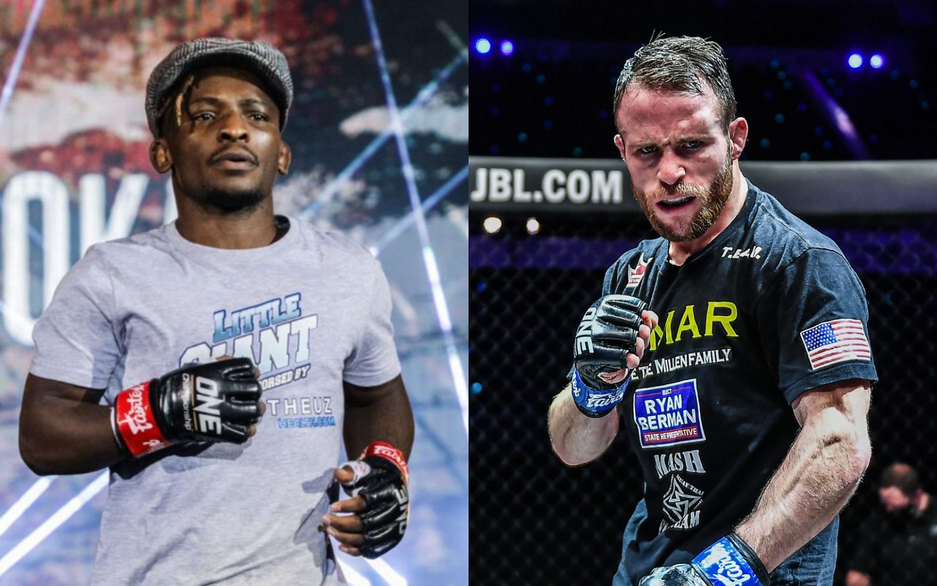 Jarred Brooks (right) predicts an absolute barnburner in his title eliminator match against Bokang Masunyane at ONE 156: Eersel vs. Sadikovic. [Photos ONE Championship]