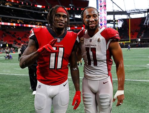 NFL wide receivers Julio Jones and Larry Fitzgerald