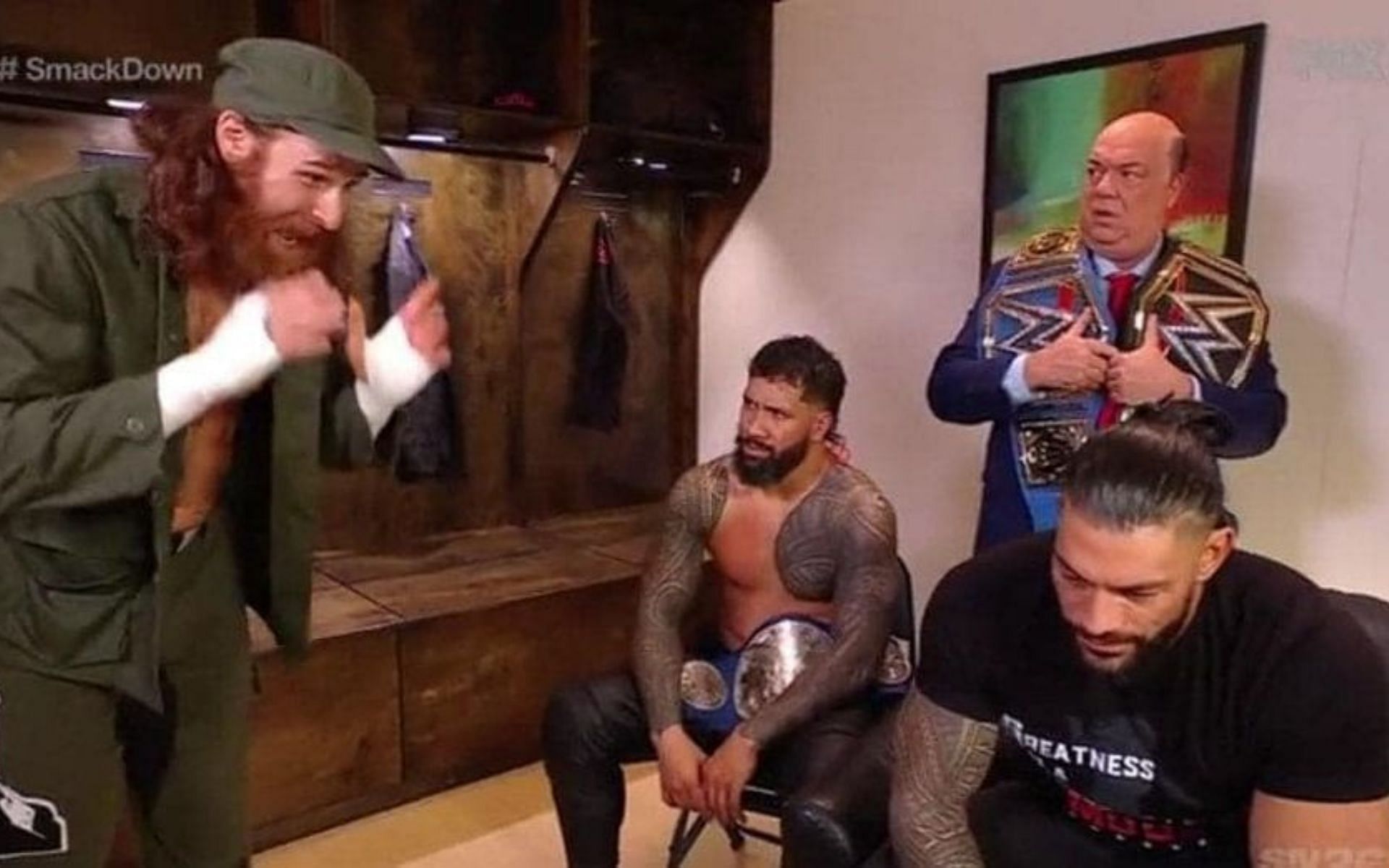 Sami Zayn enlisted help from the Tribal Chief