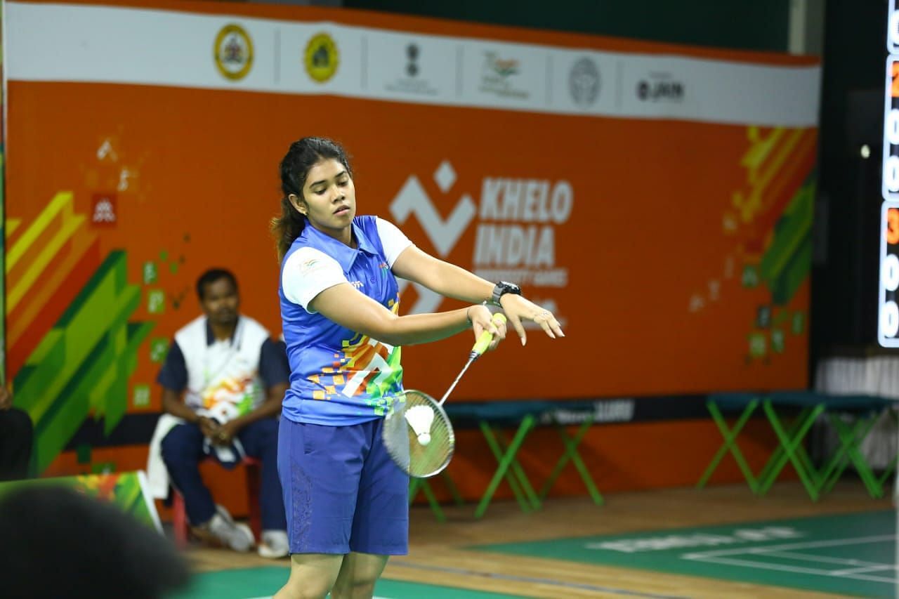 Jharkhand badminton player Deyashi Kanjibillya. (PC: Khelo India)