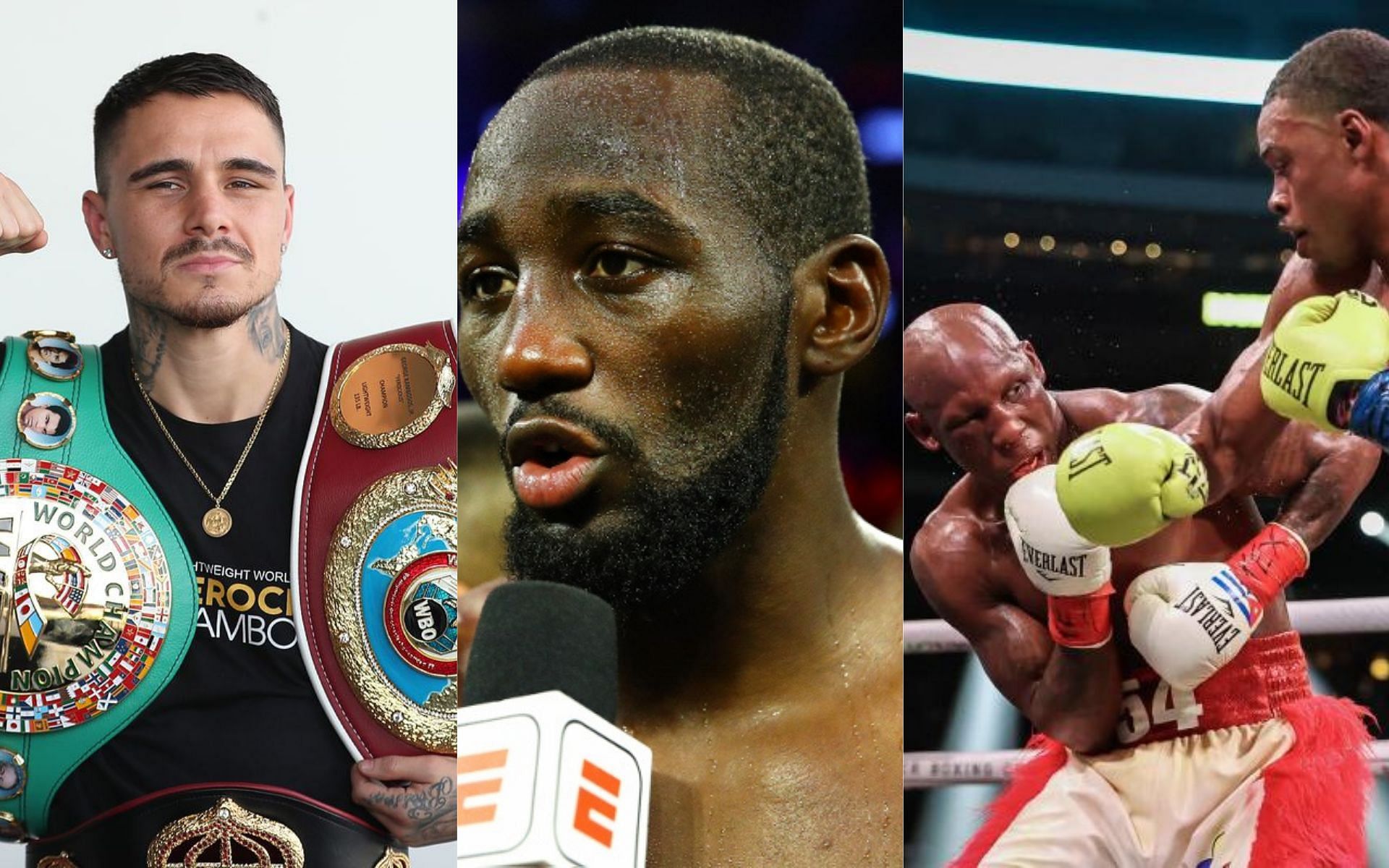 George Kambosos Jr., Terence Crawford, and Yordenis Ugas vs. Errol Spence Jr.