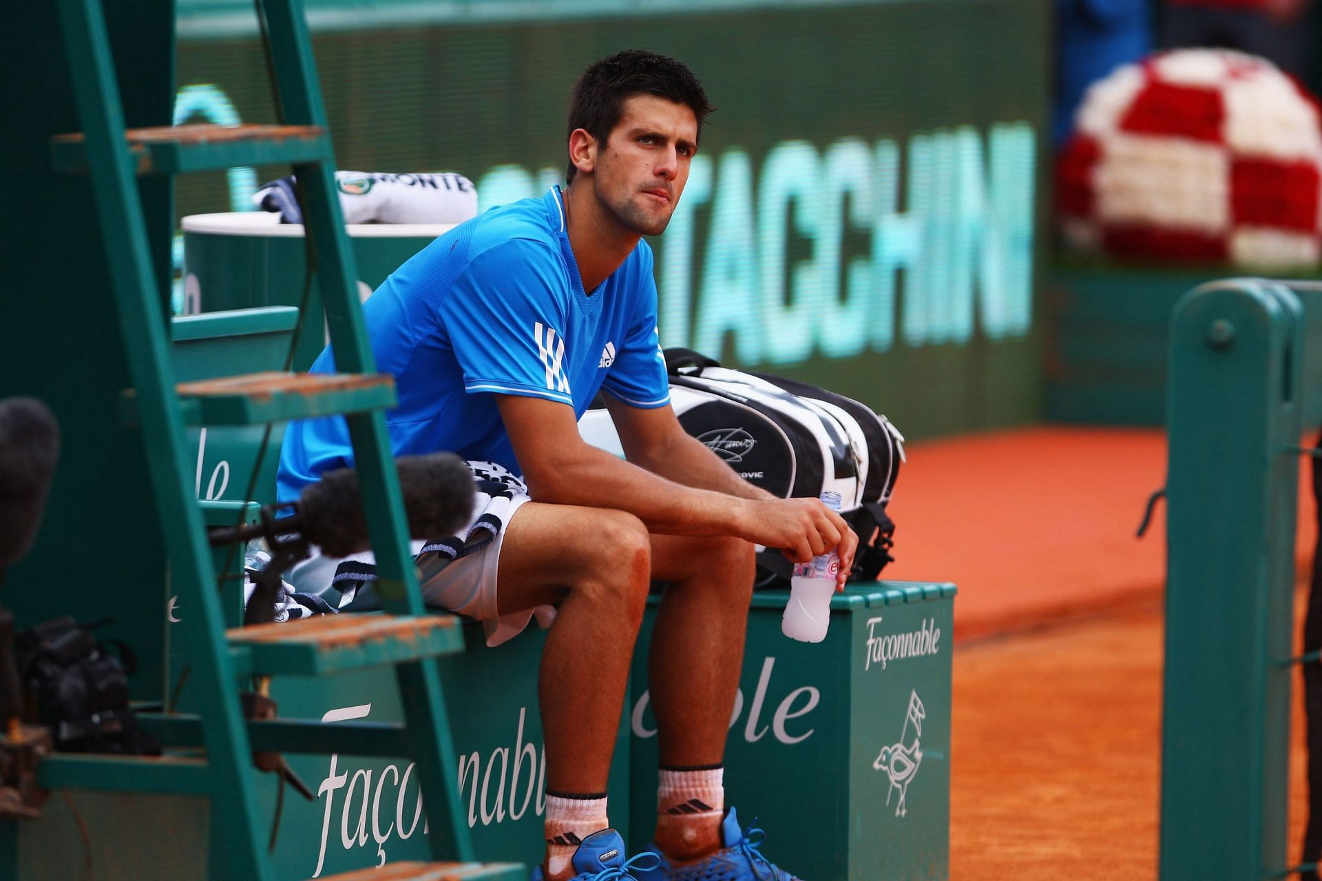 Novak Djokovic at the Monte-Carlo Masters in 2009