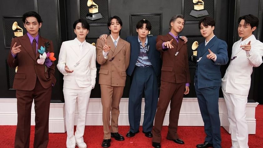 BTS at the 2022 Grammys in photos: They didn't win, but lived it up