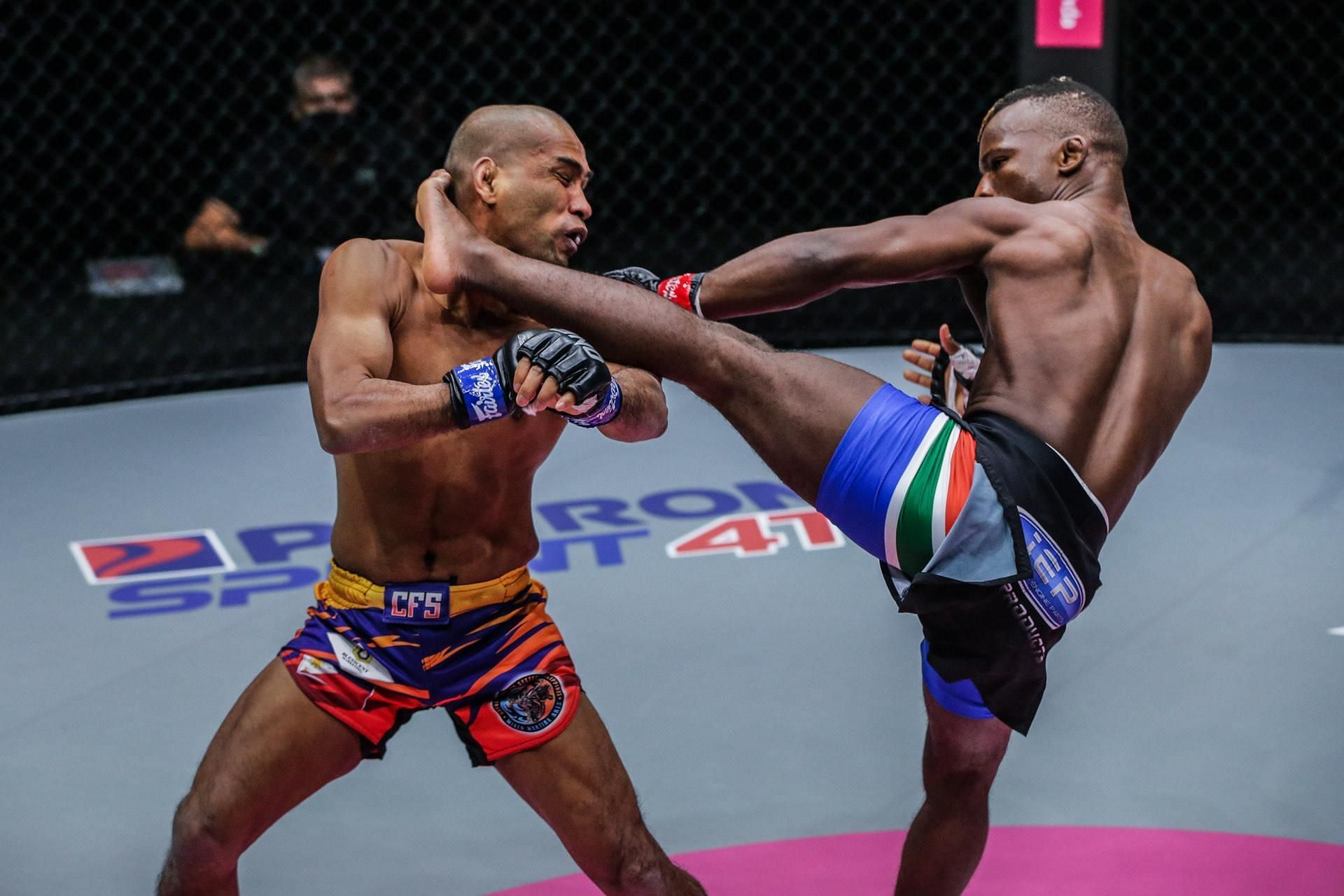 Rene Catalan (left) and Bokang Masunyane (right) [Photo Credit: ONE Championship]