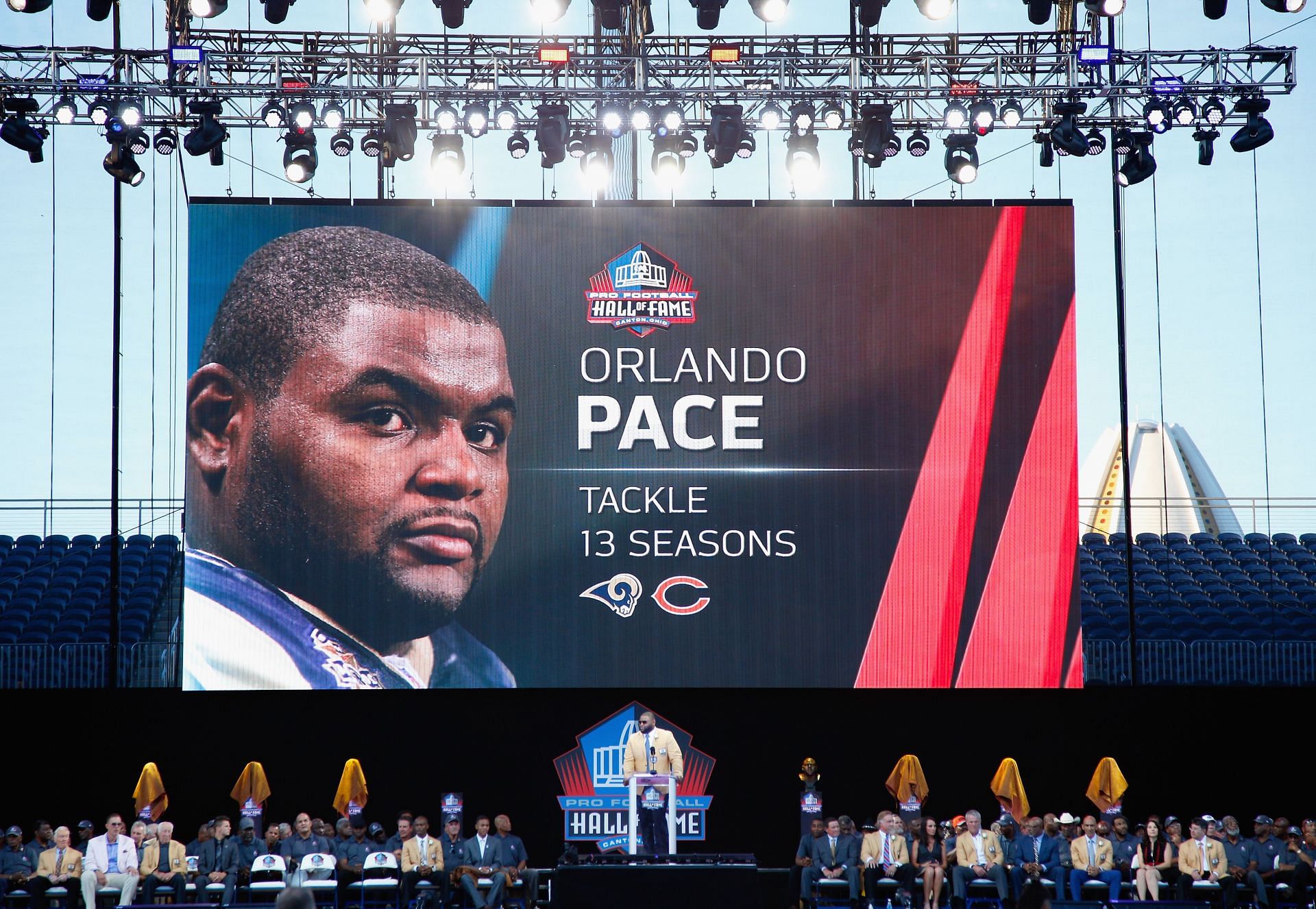 Ohio State product Orlando Pace was one of the all-time greats in the trenches.