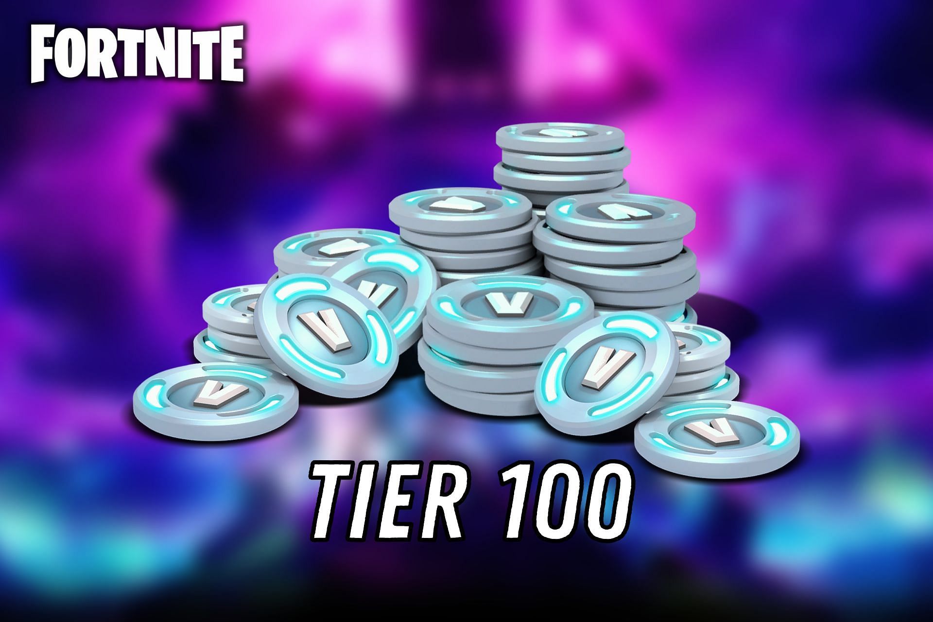 Cost of purchasing 100 Tiers in Fortnite (Image via Sportskeeda)