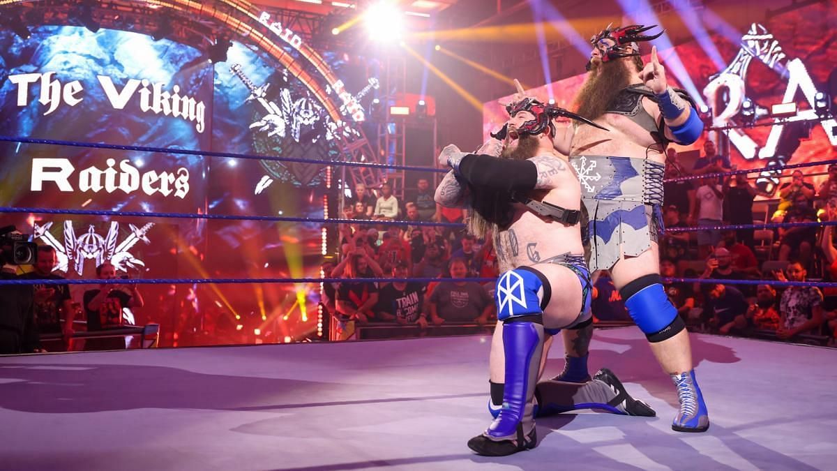 The Viking Raiders returned to NXT after nearly three years