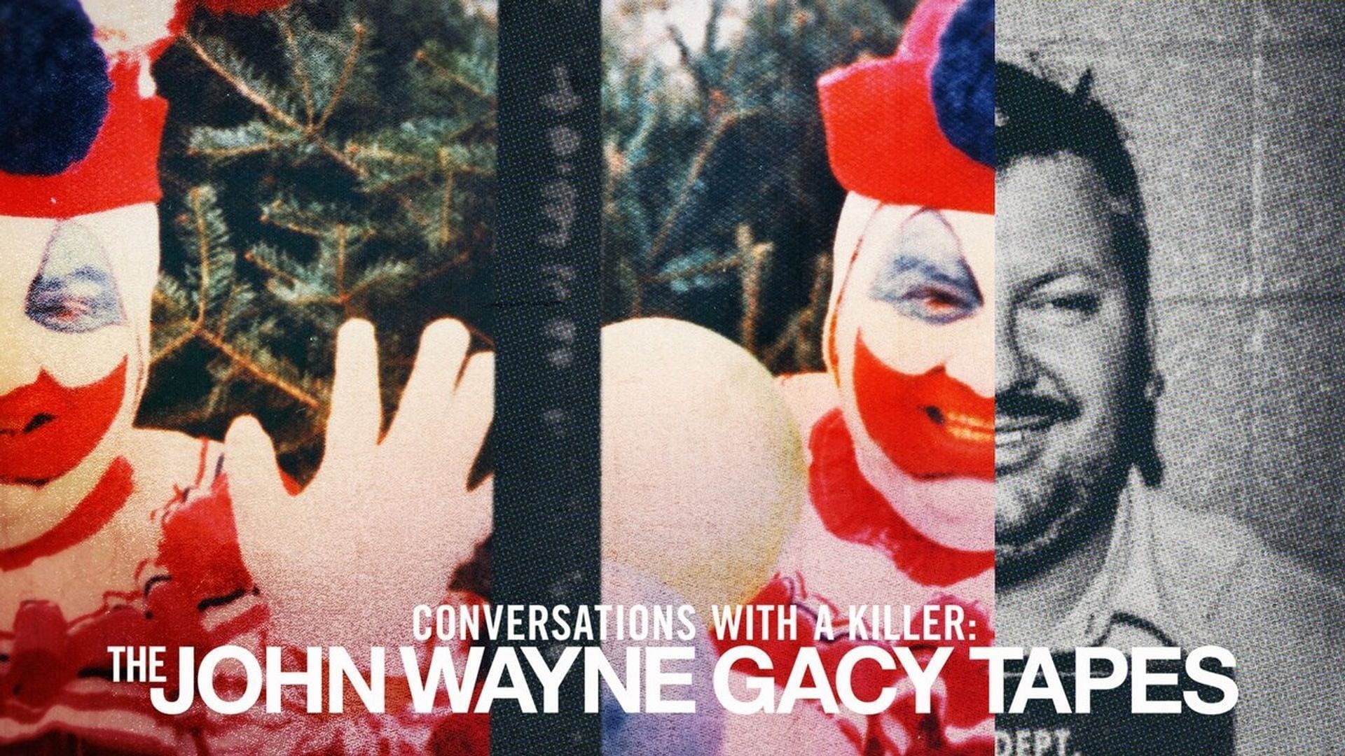 Netflix&#039;s official poster for Conversations with a Killer: The John Wayne Gacy Tapes (Image via Netflix)