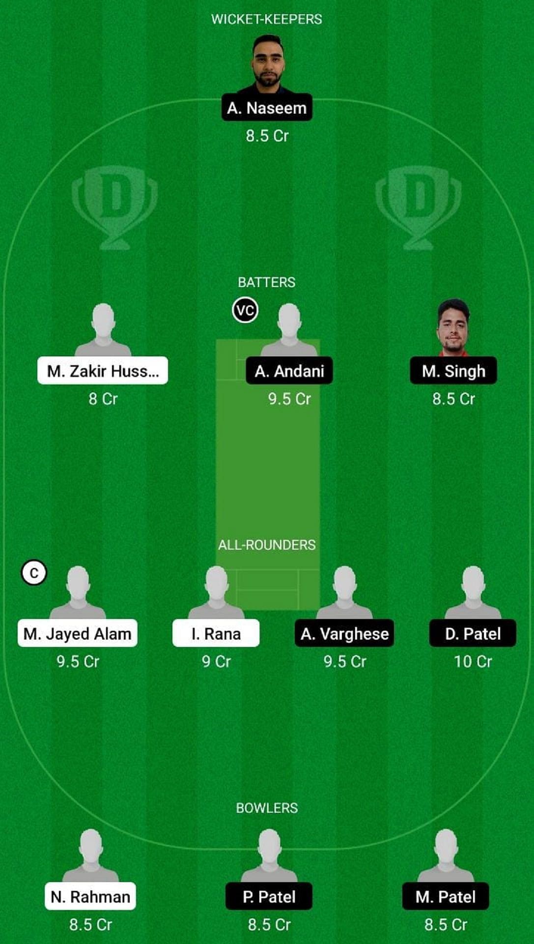 FRD vs WLP Dream11 Fantasy Suggestion #1