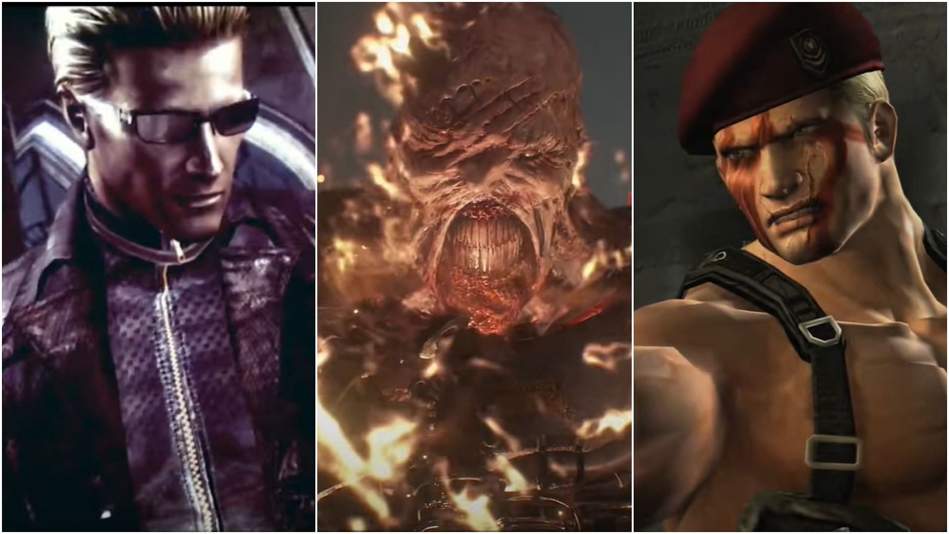These villains provide a horrifying element to the game (Image via Resident Evil)