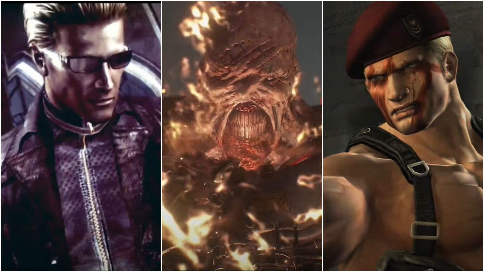 Jack Krauser VS Albert Wesker in Resident Evil 4 Remake (Boss Fight) 