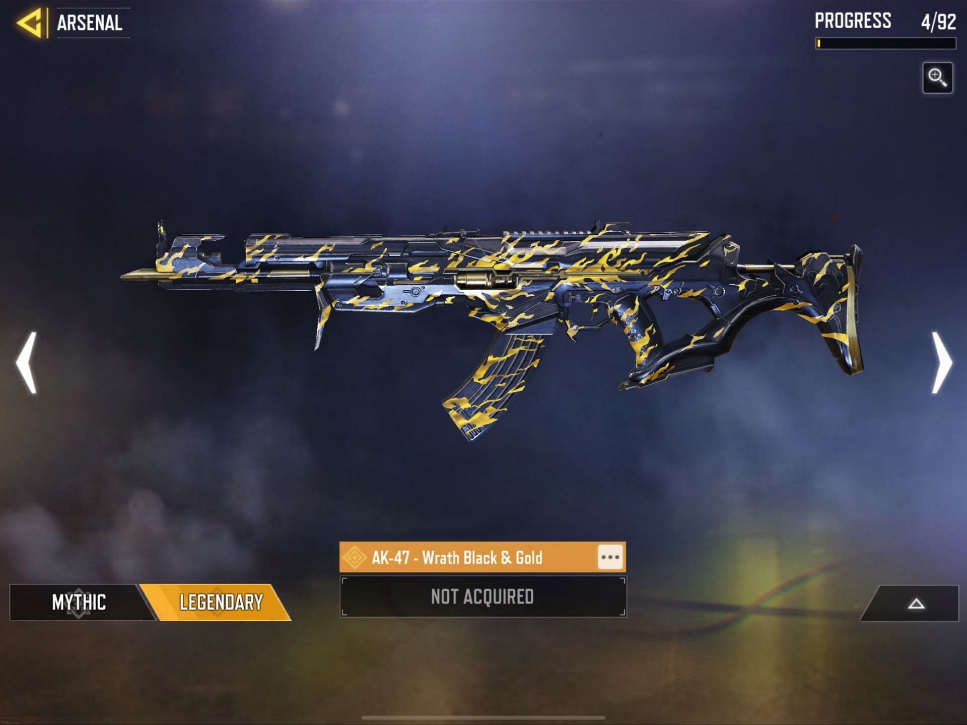 AK-47 Wrath Black &amp; Gold