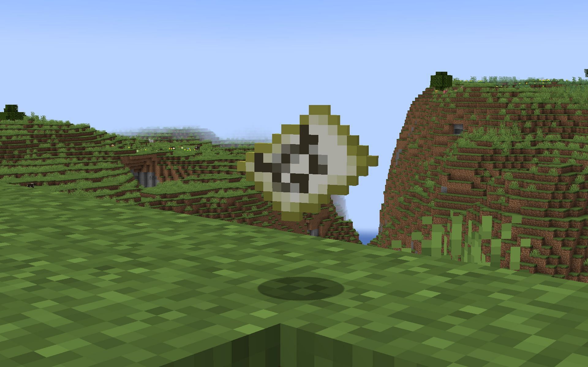 Expanded maps can show more of the area (Image via Minecraft)
