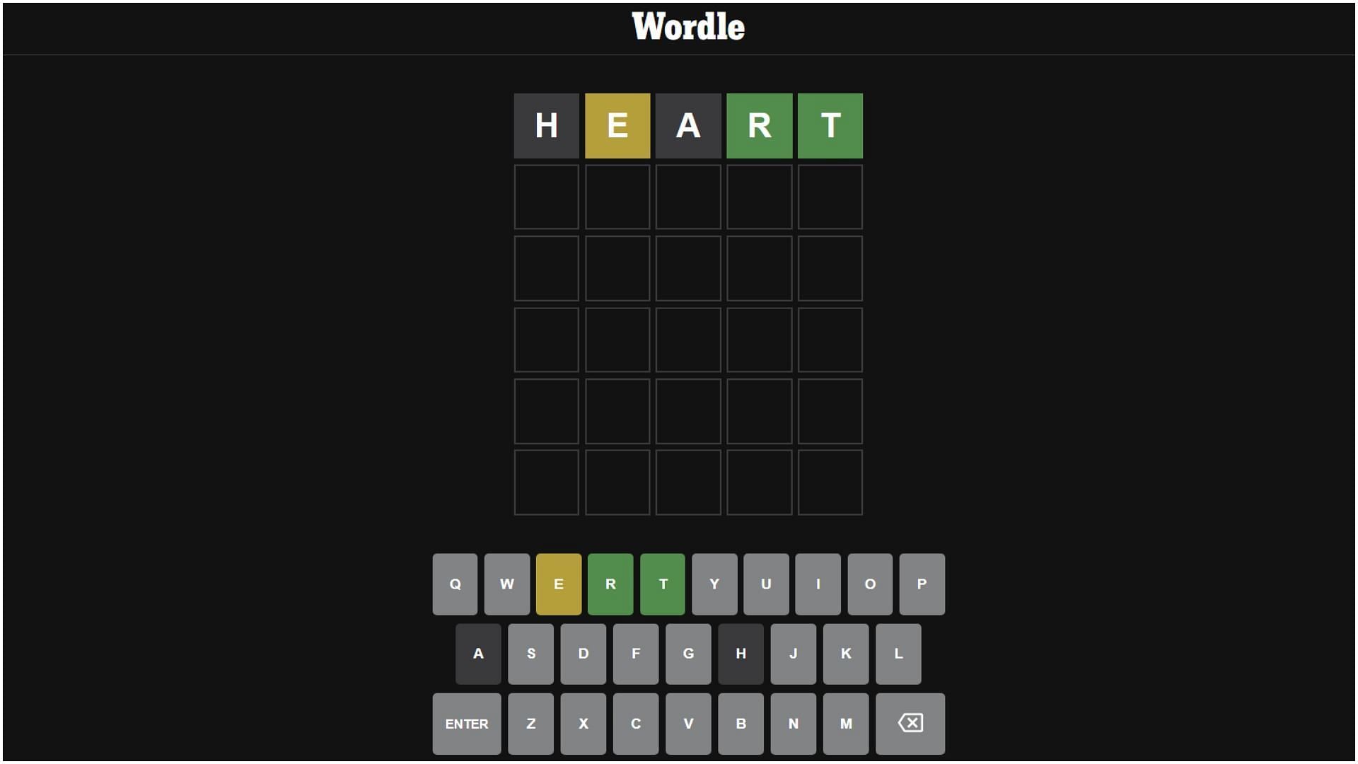 Quordle is four times more difficult than the original game (Image via Wordle)