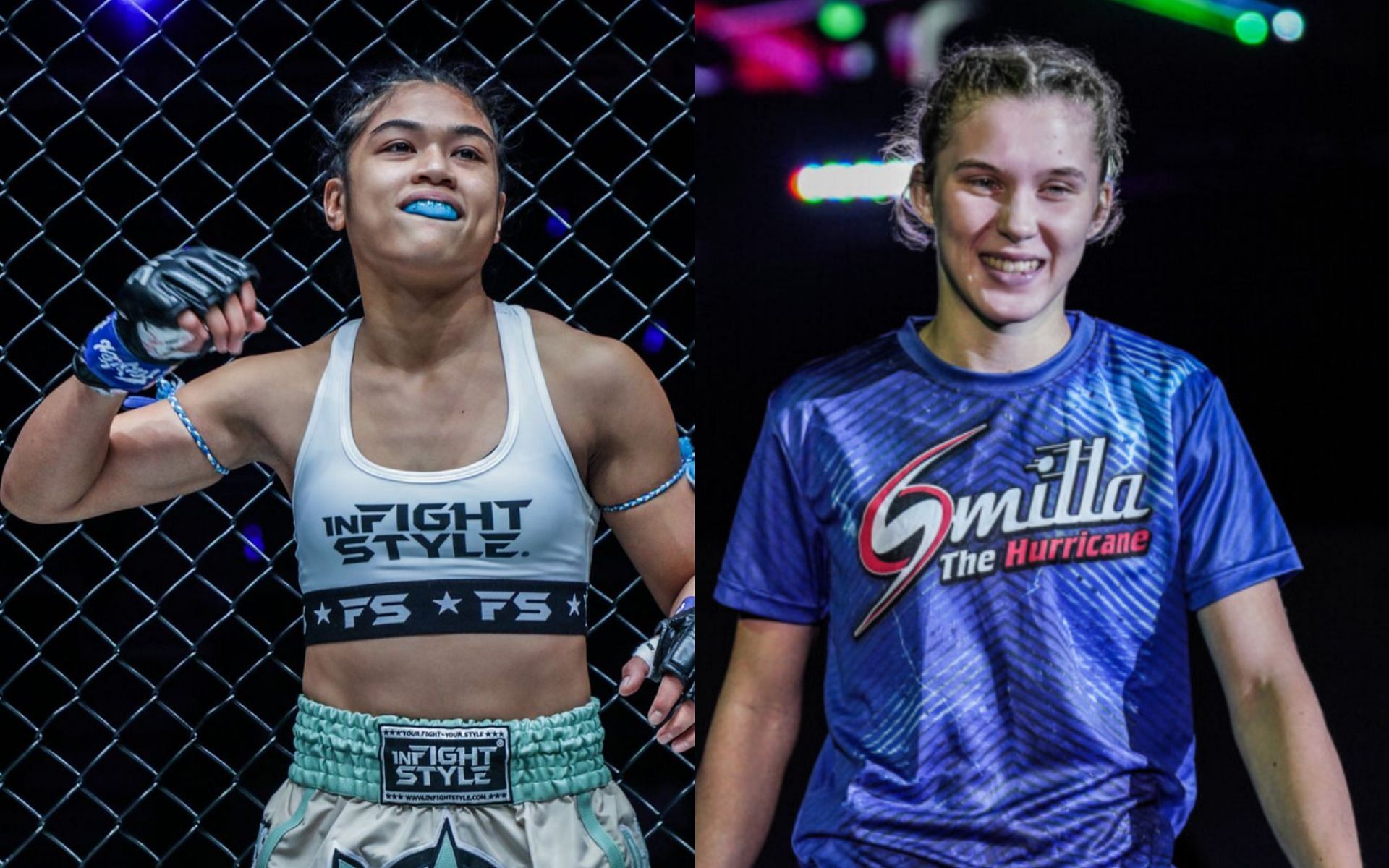 Jackie Buntan (left) is keeping a level mindset ahead of her title fight against Smilla Sundell at ONE 156: Eersel vs. Sadikovic. [Photos ONE Championship]