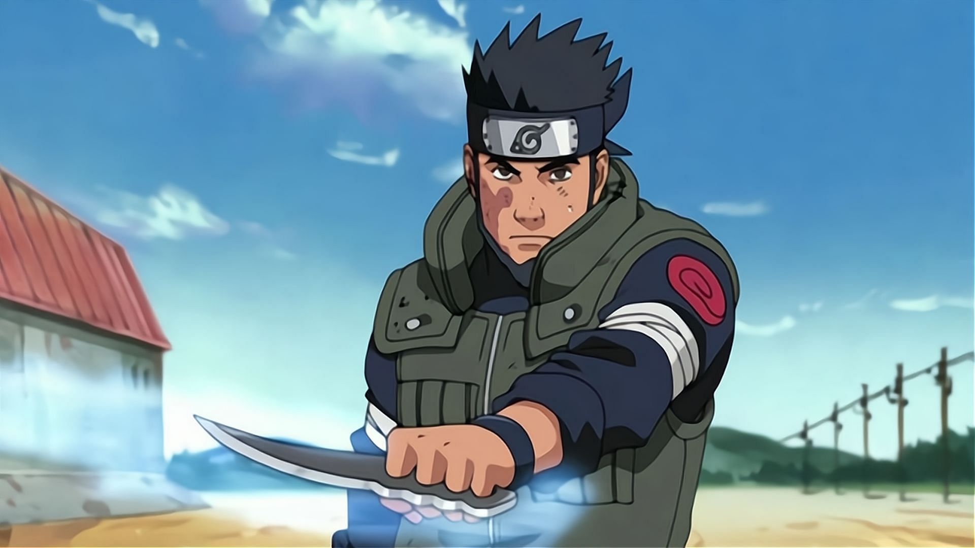 Asuma, son of the Third Hokage (Image via Naruto Anime)