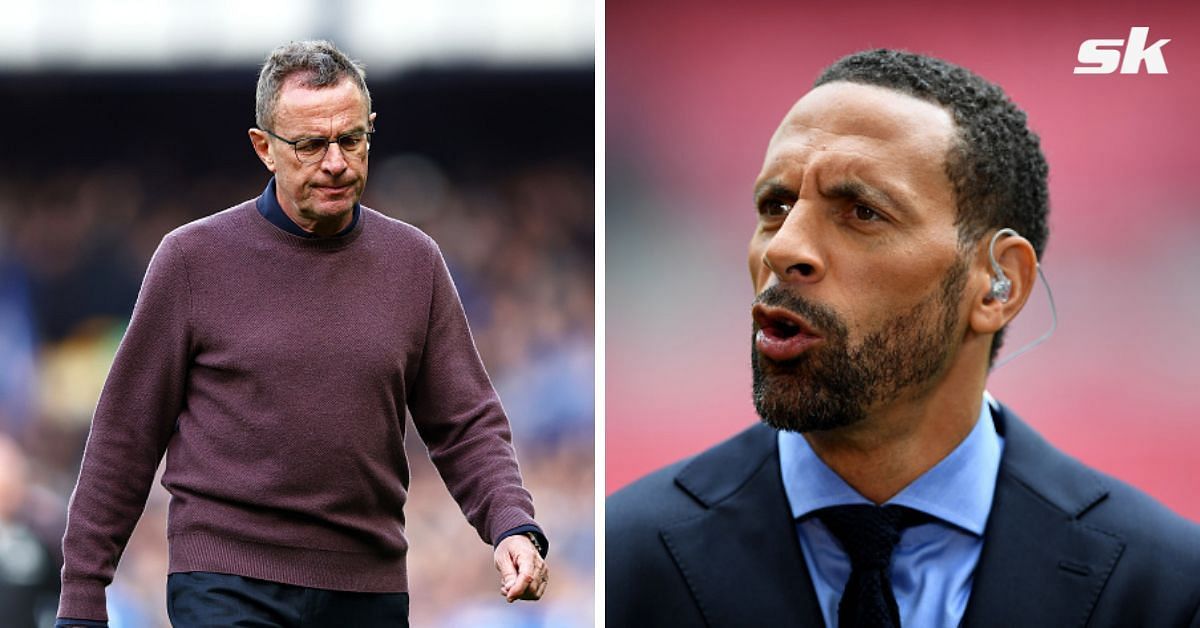 [L-to-R] Red Devils boss Ralf Rangnick and Rio Ferdinand