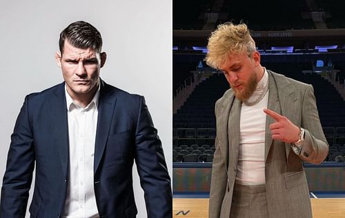 Michael Bisping (left) & Jake Paul (right) [Image Credits- @jakepaul on Instagram]