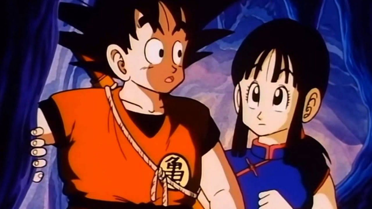 Goku (left) and Chi-Chi (right) as seen in the original Dragon Ball anime (Image via Toei Animation)