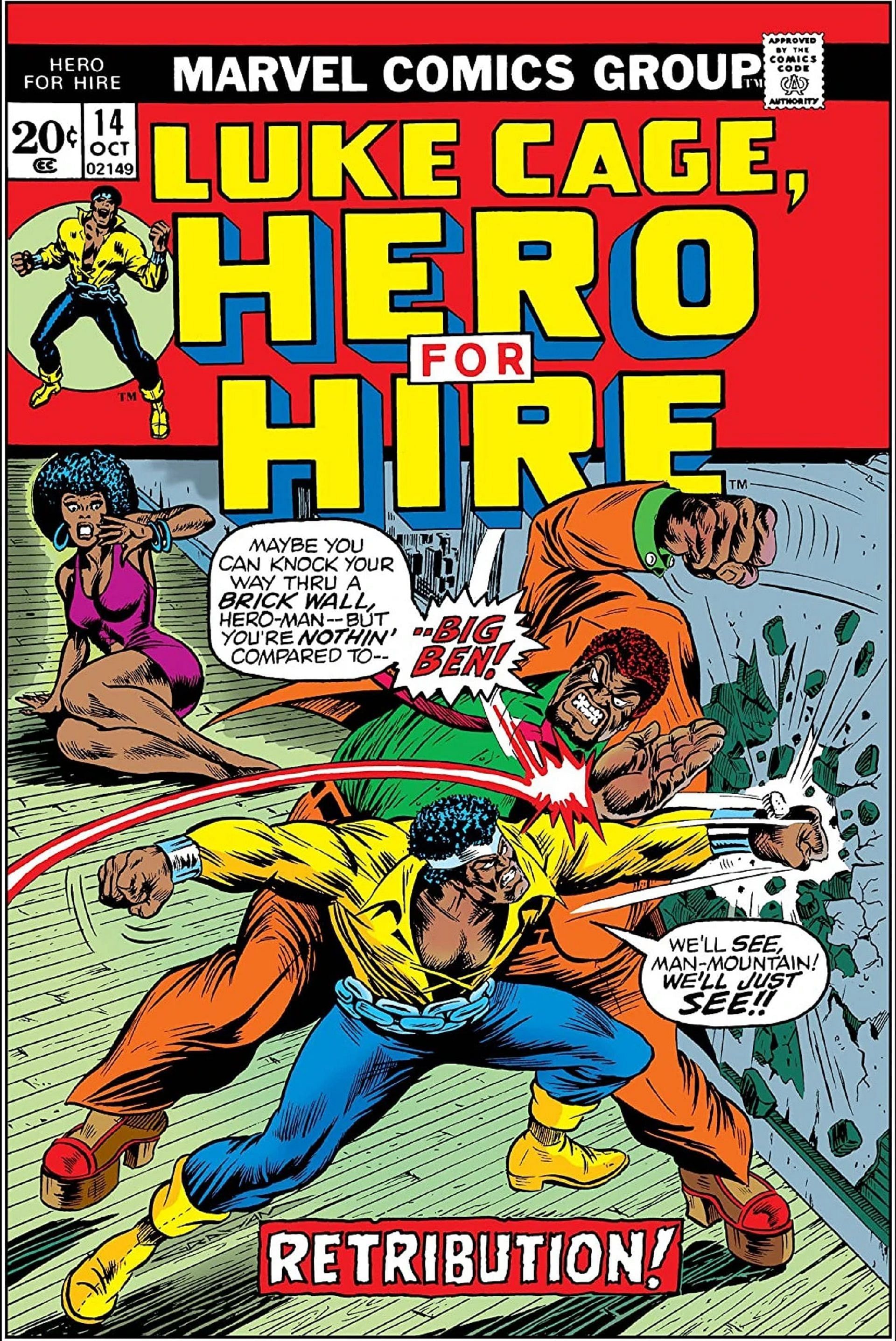 Hero for Hire features Luke Cage (Image via Marvel)