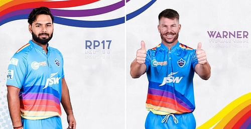 Delhi Capitals unveil their new jersey for the second half of IPL 2022 (Credit: Twitter/DC)