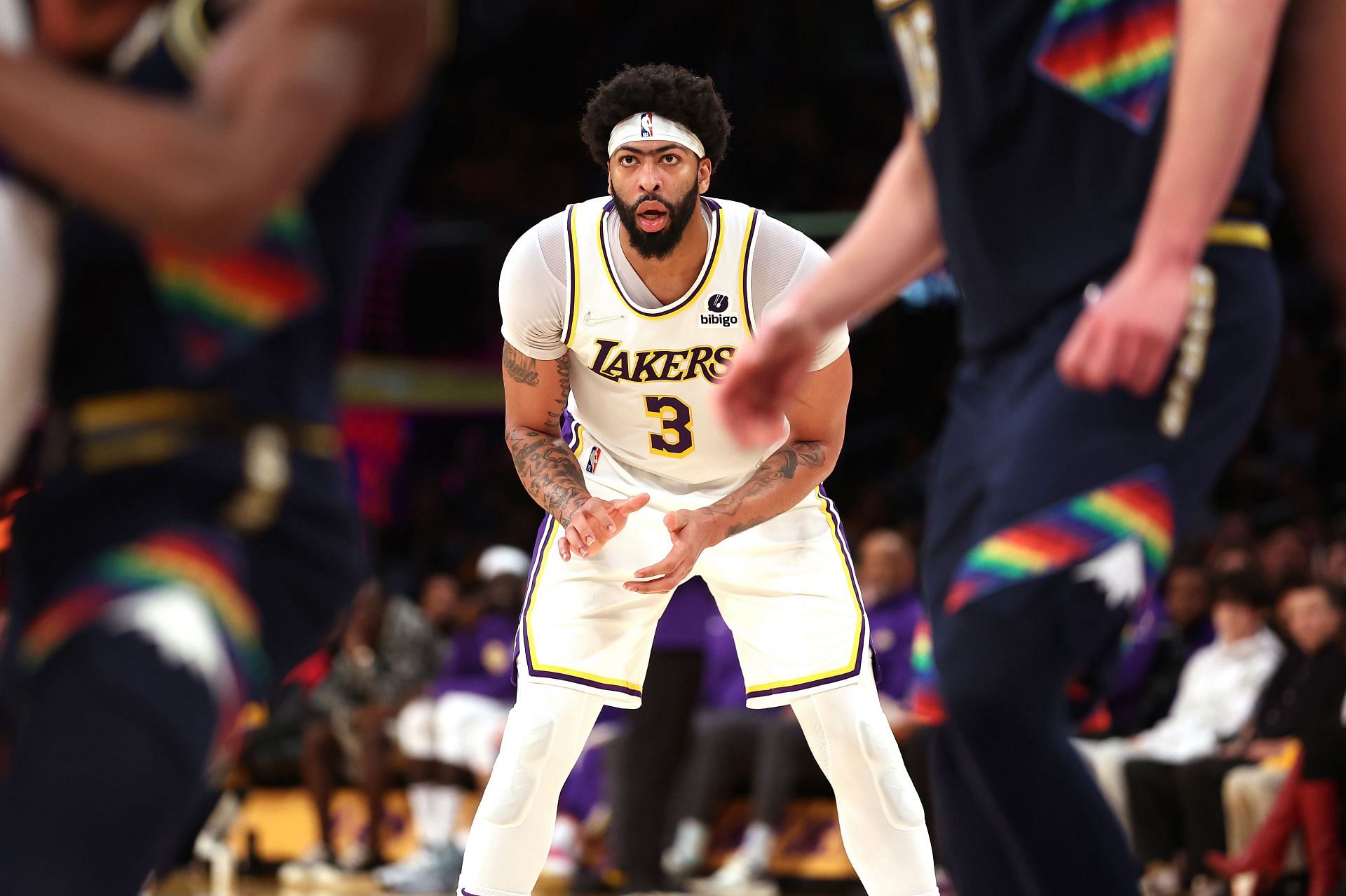Los Angeles Lakers forward Anthony Davis is questionable for tonight&#039;s game