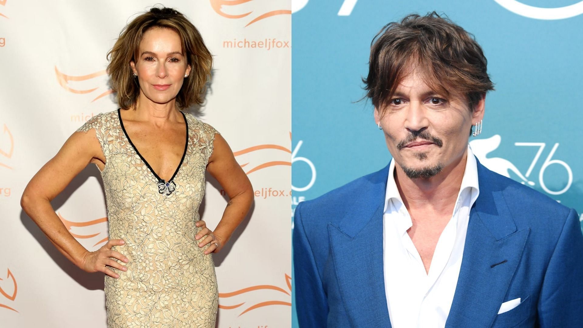 Jennifer Grey and Johnny Depp had a short-lived romance in the 1980s. (Image via Getty Images/Cindy Ord/Pascal Le Segretain)