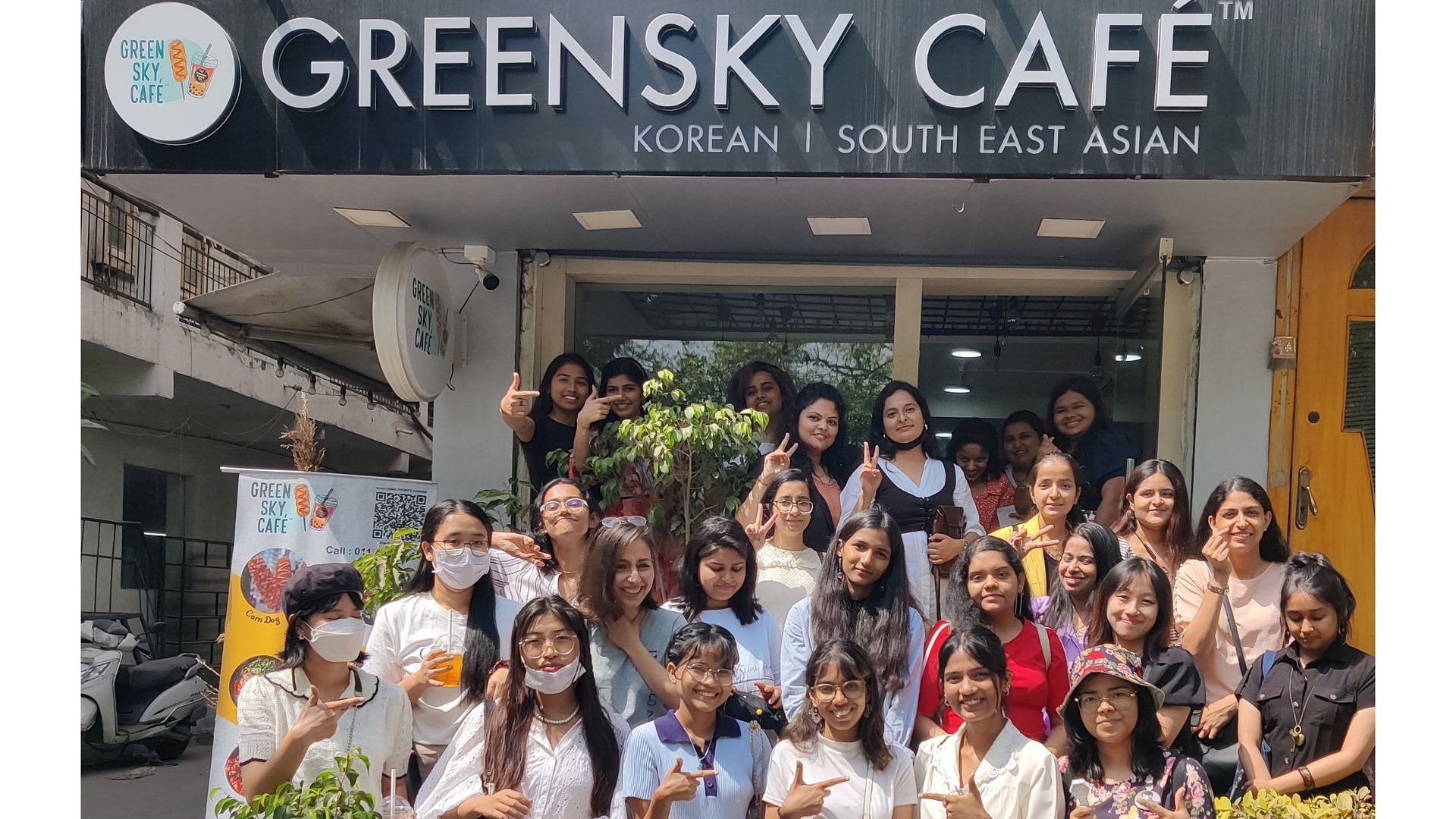 Indian EXO-Ls in the 10th EXO Anniversary fan event at Green sky cafe (Image via Sportskeeda)