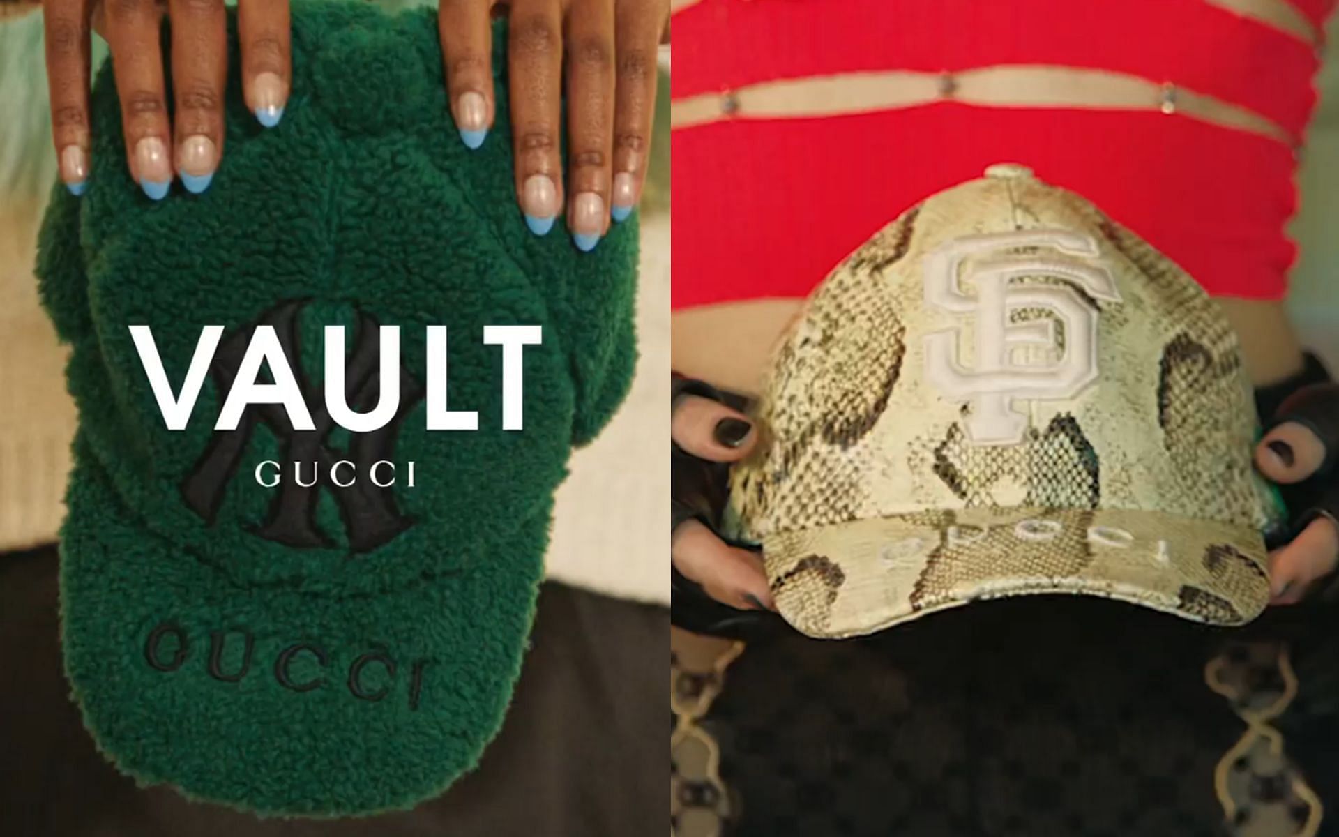 Alessandro Michele for Gucci x Major league baseball merch (Image via Gucci Vault)