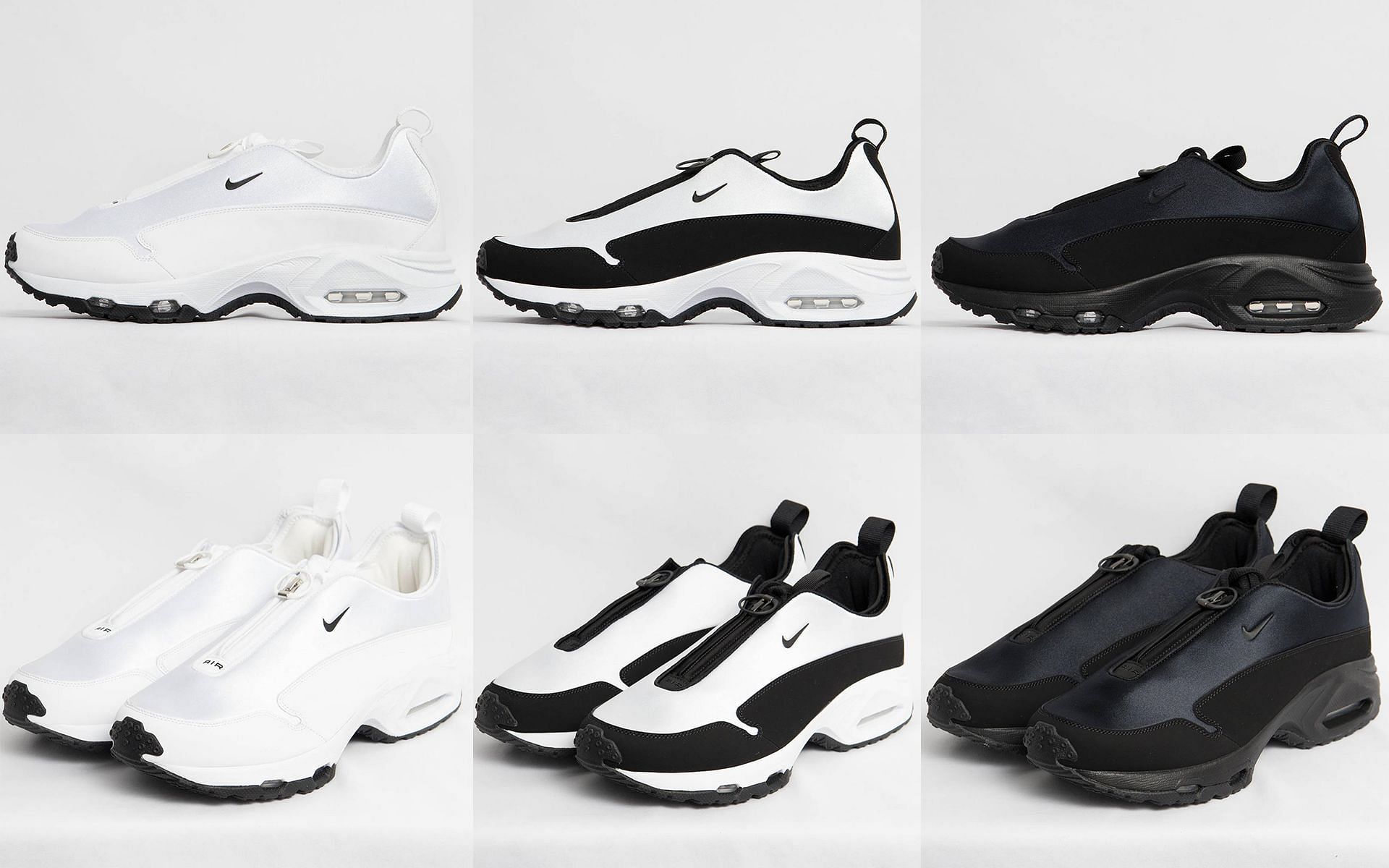 COMME des GARCONS HOMME x Nike Air Max Sunder Sp shoes collection (Image via Sportskeeda)