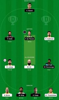 CSK vs RCB Dream11 Fantasy Tip #1