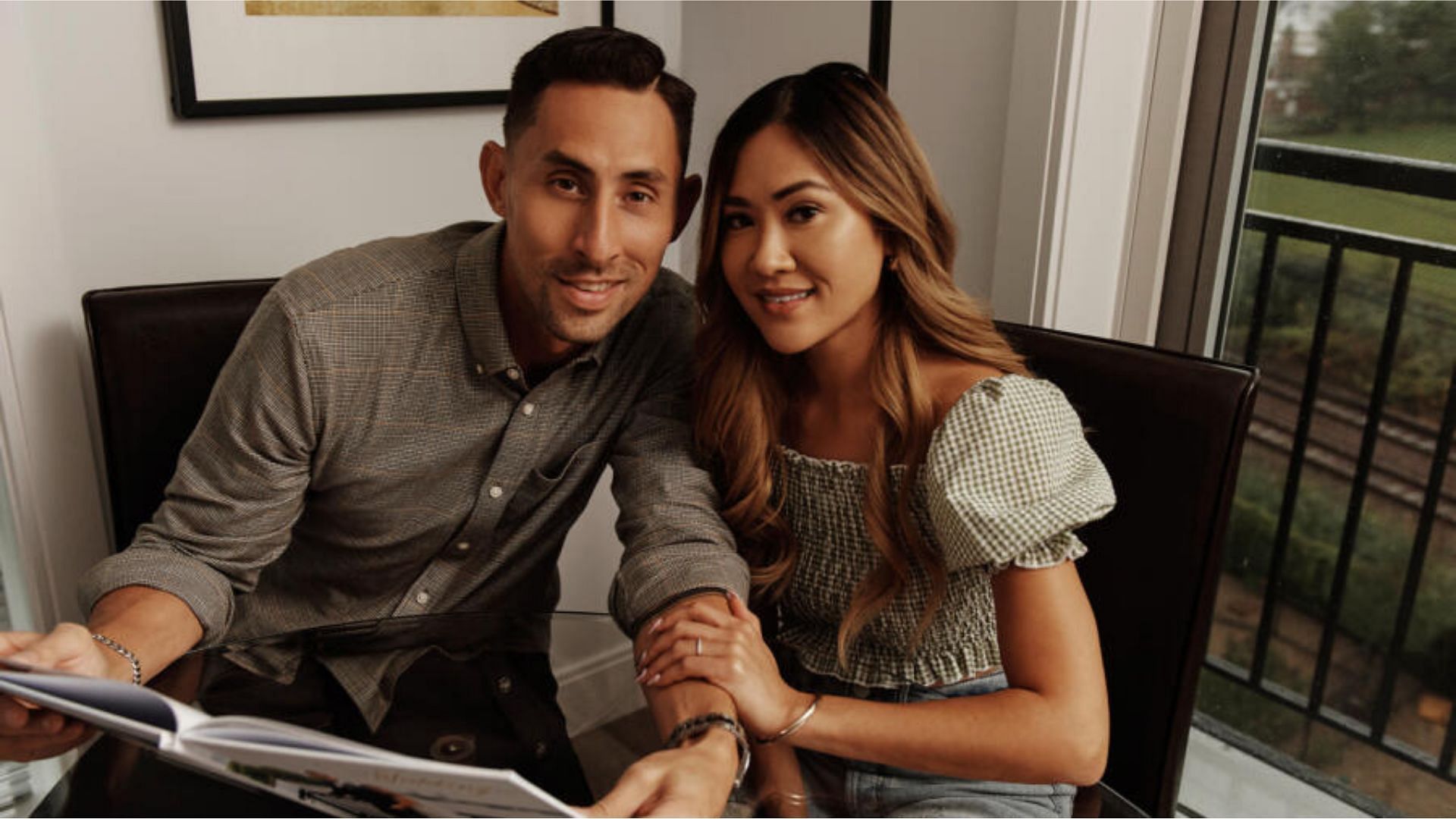 Steve Moy and Noi Phommasak from Married at First Sight season 14 (Image via Lifetime)